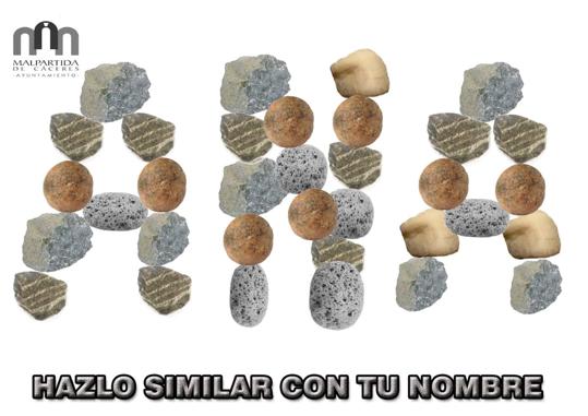 Nueva actividad para los más pequeños; mosaicos de piedras