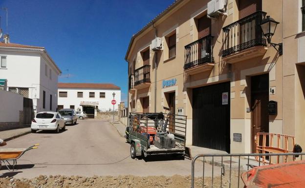 Cortes de tráfico en la calle Río Tajo durante la mañana de hoy miércoles