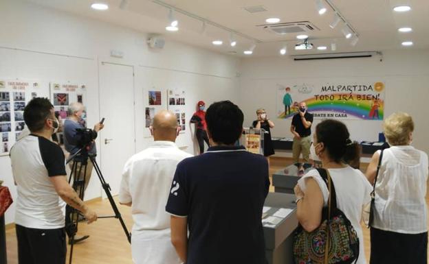 Inaugurada la exposición 'Malpartida, ¡Todo irá bien!'