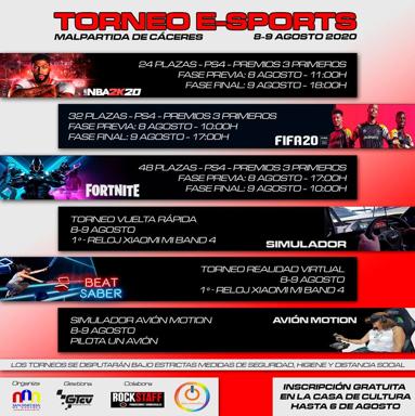La Casa de Cultura acoge hoy y mañana varios Torneos E-Sports