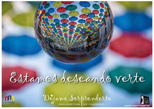 Regalo del póster promocional de Malpartida en el mercado