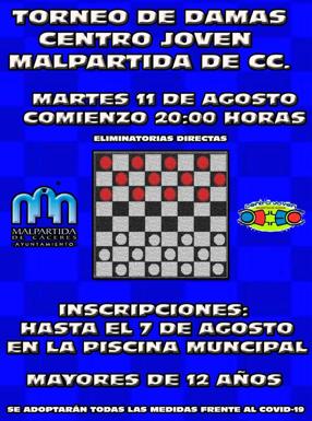 El Centro Joven organiza un Torneo de Damas