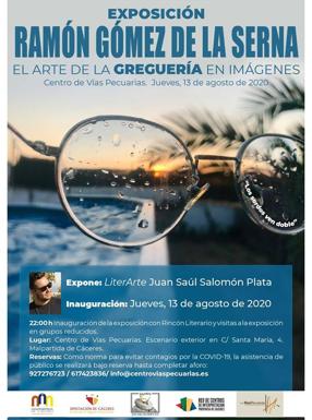 Juan Saúl Salomón inaugura la exposición 'Ramón Gómez de la Serna, el arte de la greguería en imágenes'