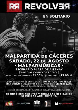 El sábado continúa 'Malparmúsicas', con el concierto de Revolver