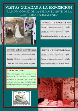 Juan Saúl Salomón ofrece visitas guiadas a su exposición sobre las Greguerías