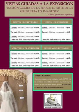 Juan Saúl Salomón ofrece más visitas a su exposición para el mes de septiembre