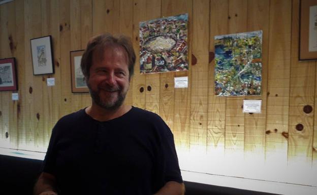Víctor González inaugura la exposición 'Pinturas en el confinamiento'