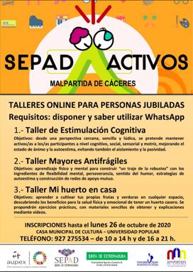 Talleres para potenciar un envejecimiento activo