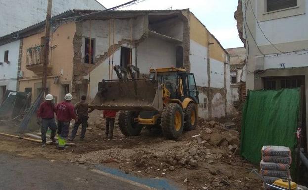 Una gran tromba de agua causa varios problemas en Malpartida de Cáceres
