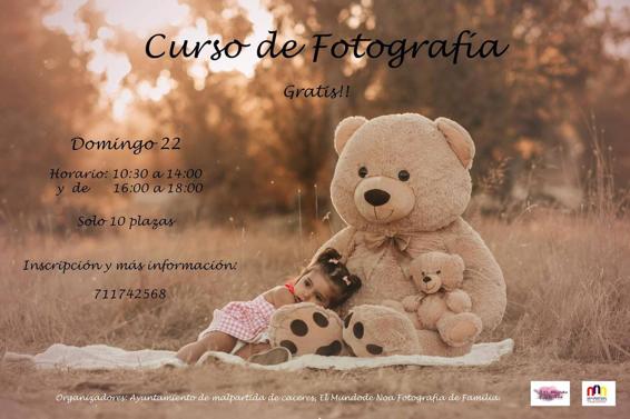 El Ayuntamiento y El Mundo de Noa Fotografía de Familia organizan un curso de fotografía gratuito