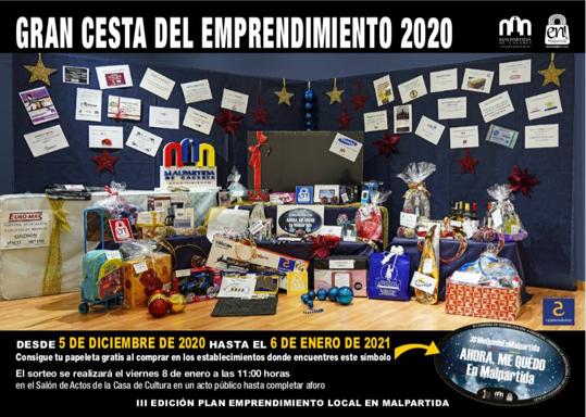 Una cesta navideña valorada en 2.500 euros