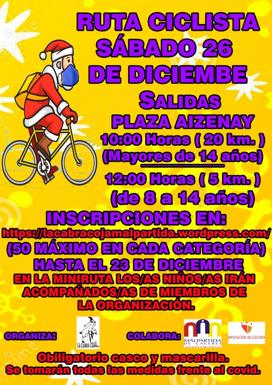 La Cabra Coja organiza una ruta ciclista para el 26 de diciembre