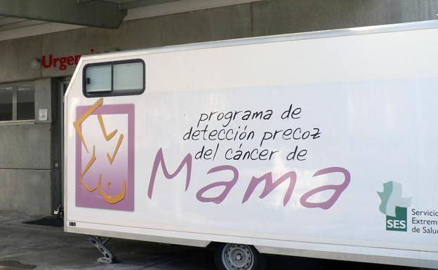 El SES comienza con el programa de detección precoz del cáncer de mama en Malpartida de Cáceres el 19 de abril
