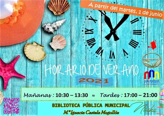 La biblioteca estrena el horario de verano al comenzar junio