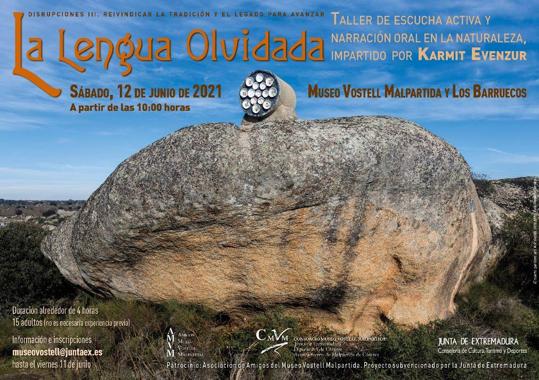 Últimas plazas para participar en el taller de escucha activa y narración oral 'La lengua olvidada' en Los Barruecos
