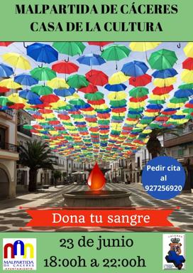 El Banco de Sangre recoge donaciones en la Casa de Cultura