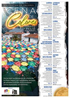 12 locales participan en la VI Cena de Colores de Malpartida de Cáceres