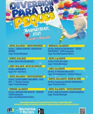 El programa de fiestas de verano ofrece múltiples actividades para los más pequeños