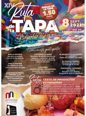 Malpartida de Cáceres celebra su XIV Ruta de la Tapa