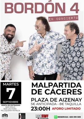 Bordón 4 llega mañana martes a Malpartida de Cáceres