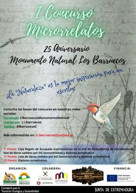 El Centro de Interpretación Barruecos Monumento Natural organiza el I Concurso de Microrrelatos 'La Naturaleza es la mejor inspiración para un escritor'