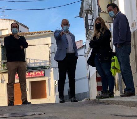 Reunión con los técnicos de Diputación para finalizar la obra del colector general