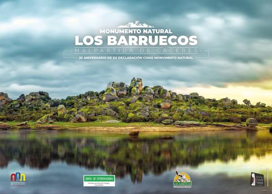 El Ayuntamiento regala el póster conmemorativo del 25 aniversario de Los Barruecos como Monumento Natural
