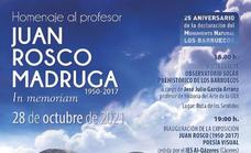 Homenaje In Memoriam al profesor Juan Rosco Madruga