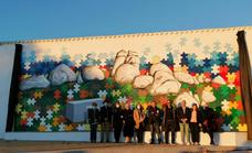 Inaugurado el mural conmemorativo por el 25 aniversario de la declaración del Monumento Natural Los Barruecos
