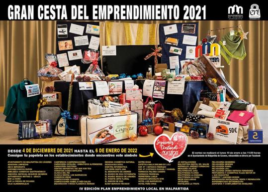 Presentada la Gran Cesta del Emprendimiento, valorada en más de 2.700 euros