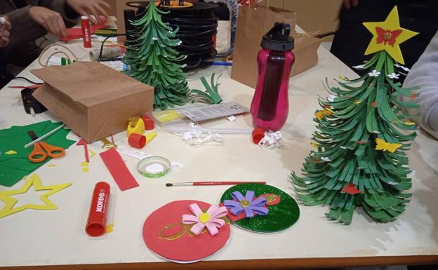 El Centro de Interpretación organizó un divertido Taller de Creación de Adornos Navideños