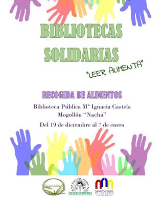 La biblioteca malpartideña participa en la recogida de alimentos 'Bibliotecas Vivas'