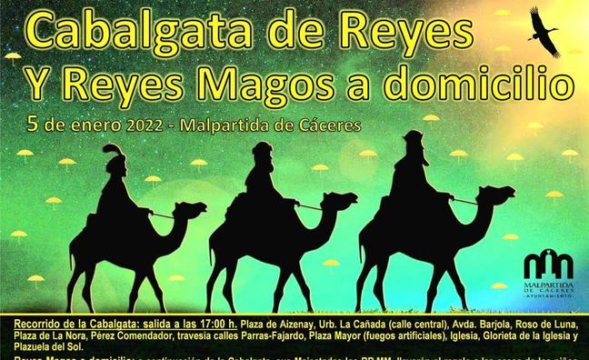 Los Reyes Magos llevarán los regalos casa por casa en Malpartida de Cáceres