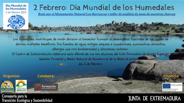 El Centro de Interpretación Barruecos Monumento Natural celebra el Día Mundial de los Humedales