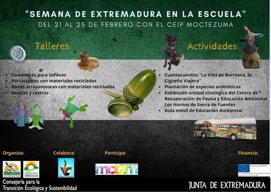 El Centro de Interpretación celebra la Semana de Extremadura en la Escuela con el CEIP Moctezuma
