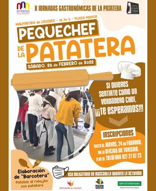 Las inscripciones para Pequechef de la Patatera pueden llevarse a cabo hasta el 24 de febrero