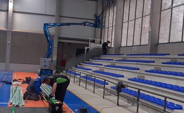 El Ayuntamiento lleva a cabo mejoras en el Pabellón Multiusos