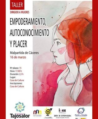 La Casa de Cultura acoge un taller de Empoderamiento, Autoconocimiento y Placer