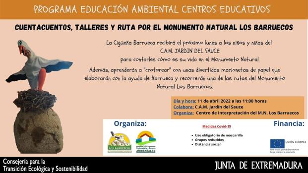 El Centro de Interpretación continúa con su programa de Educación Ambiental en los Centros Educativos