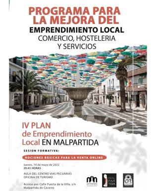 Cuarta sesión formativa del Programa para la Mejora del Emprendimiento Local