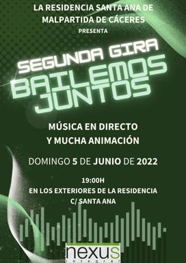 La Residencia Santa Ana organiza el evento musical 'Bailemos Juntos'