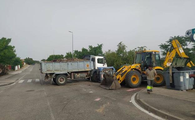 El Ayuntamiento lleva a cabo la limpieza de las paradas de basura