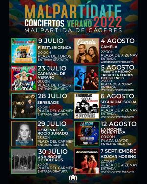 Música para disfrutar de las noches de verano en Malpartida de Cáceres