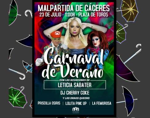 Vuelve el Carnaval de Verano de Malpartida de Cáceres