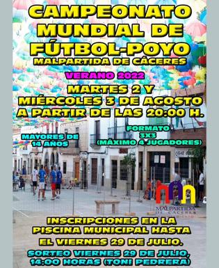 Vuelve a la Plaza Mayor el Campeonato Mundial de Fútbol-Poyo