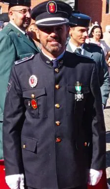Alberto Moreno, Jefe de Policía de Malpartida de Cáceres, condecorado con la Cruz del Mérito de la Guardia Civil con distintivo blanco