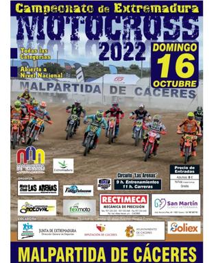 El Circuito Las Arenas acoge el Campeonato de Extremadura de Motocross