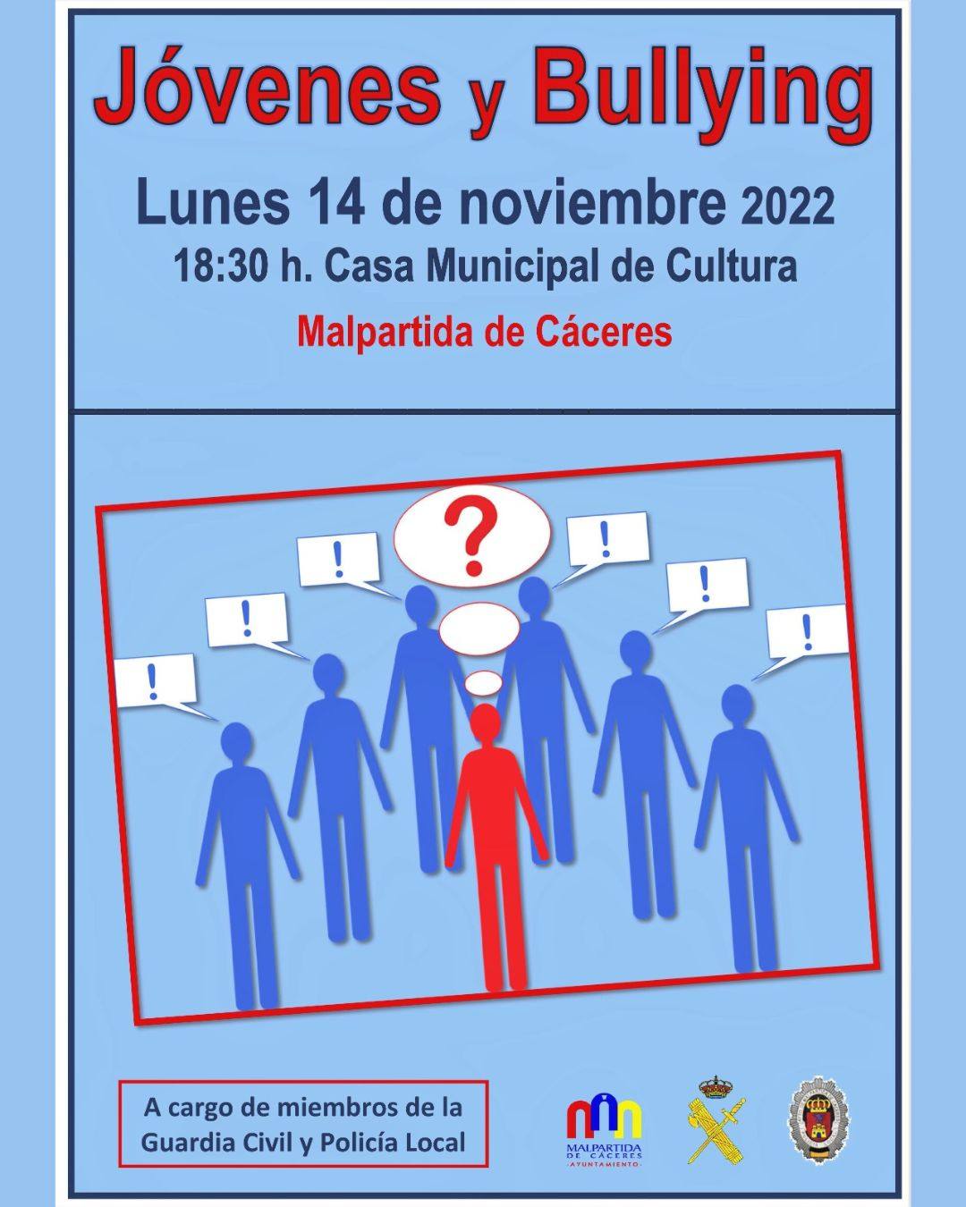 Guardia Civil y Policía local imparten una charla sobre jóvenes y bullying