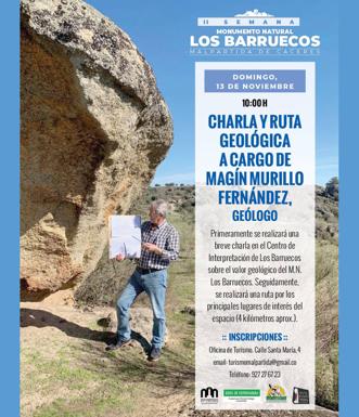 Charla y ruta geológica a cargo de Magín Murillo