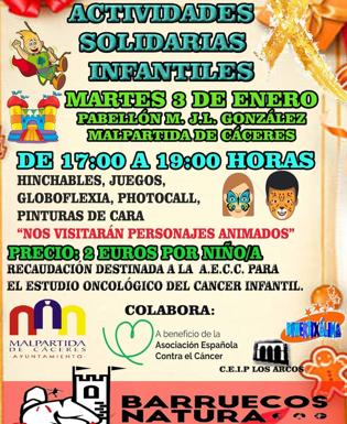 Tarde infantil con actividades solidarias